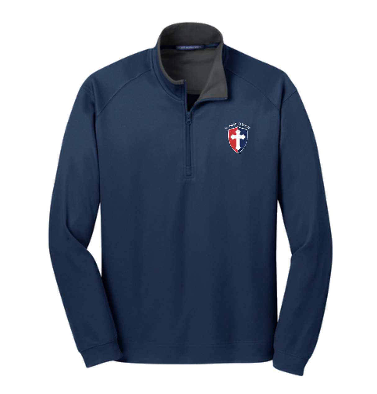 Port Authority Vertical Texture 1/4 Zip Pullover